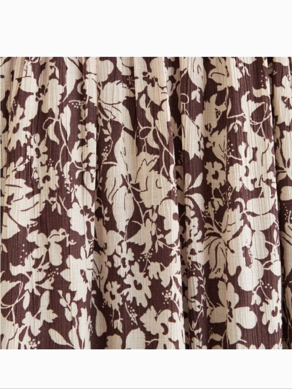 Abercrombie & Fitch Babydoll Crinkle Midi/Maxi Dress - Picture 5 of 8